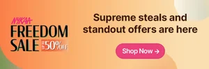 Nykaa Freedom Sale: Up to 50% Off + FREE Gift on ₹1600+ Orders!