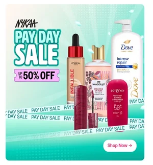 Nykaa Pay Day Sale: Up to 50% OFF on Beauty Must-Haves!
