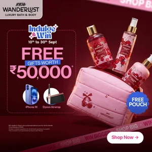 Win Big with Nykaa Wanderlust: Free Gifts Worth ₹50,000!