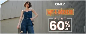 Grab 60% OFF in ONLY's Weekend Sale + Extra ₹300 OFF!