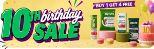 Celebrate Oziva's Birthday: Buy 1 Get 4 Free!