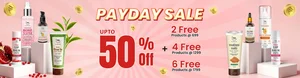 PAYDAY SALE: Up to 50% Off + Free Products Galore!