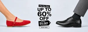 Payday Sale: Up to 60% Off + Extra 5% Off Prepaid Orders!