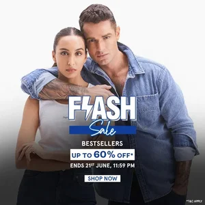 Pepe Jeans Flash Sale: Up to 60% Off + Extra ₹50 Off!