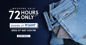 Pepe Jeans Weekend Sale: Up to 60% Off + Extra ₹350 Off!
