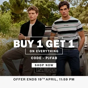 Pepejeans BOGO Sale! Buy 1, Get 1 + Extra ₹50 OFF
