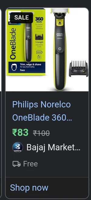 Save Big on Philips Norelco Oneblade 360 Trimmer!