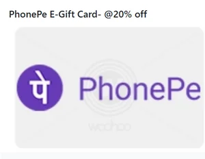Grab PhonePe Gift Card at 20% Off! Limited Denominations Available