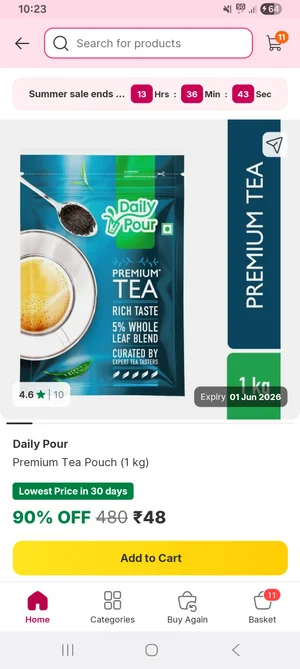 Grab Premium Tea at Just ₹48/kg - Limited Time Offer!