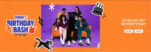Celebrate with 25% Off Everything at Puma!