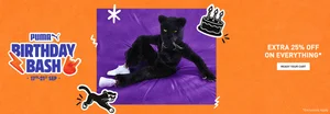 Celebrate Puma's Birthday: Extra 25% Off Everything!