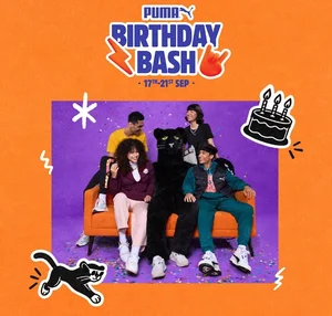 PUMA Birthday Bash: Up to 50% Off + Extra 35% Off!