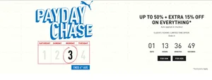 Grab Up to 50% Off + Extra 15% at Puma's Payday Sale!