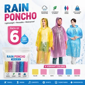 Grab 6 Random Colour Raincoats & Save ₹60 with Code ZOP60!