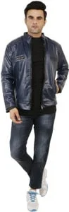 Grab Reksans Men Leather Jacket for Just ₹448 - 75% Off!