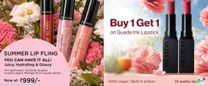 Grab 1 Get 1 Free on Revlon Colorstay Suede Ink Lipstick!