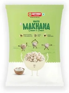 Grab Sattviko Cream & Onion Makhana - Buy 3 for Free Delivery!