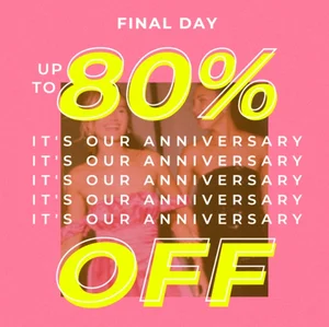 Celebrate Our Anniversary with Up To 80% Off at Savana!