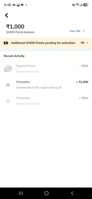 Get ₹1000 Credit in Your Shein Wallet - Limited Time Offer!