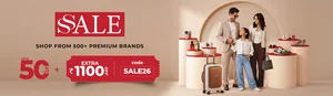 Grab Up to 50% Off + Extra ₹1100 with Code SALE26!