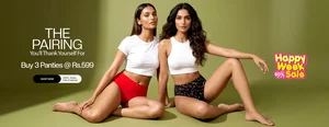Grab 3 Panties for Just ₹599 - Happy Week Sale at Shyaway!