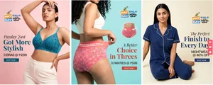 Grab 3 Panties for Just ₹599 - Up to 70% Off at Shyaway!