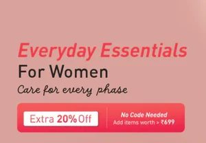 Grab Up to 50% Off + Extra 20% on Orders Over ₹699!