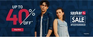 Grab Up to 40% Off in Spykar's End of Season Sale!