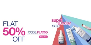 Super Sunday Sale: Get 50% Off + Extra 5% on Prepaid Orders!