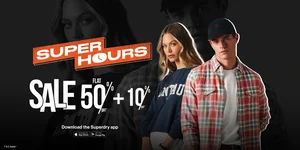 Grab 50% Off + Extra 10% on Superdry Styles!