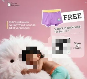 Grab a FREE SuperSoft Underwear Sample for Your Child!