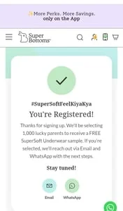 Grab a FREE SuperSoft Underwear Sample for Kids - 1,000 Winners!