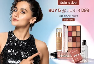 Grab 5 Swiss Beauty Products for ₹1,299 + 30% Cashback!
