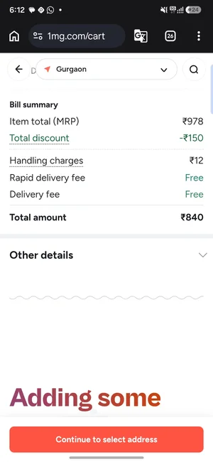 [Tata 1mg] Tata 1mg Triple Strength Omega 3 Fish Oil (1250mg) @ ₹840 (MRP/Amazon Price: ₹920) - Using Coupon
