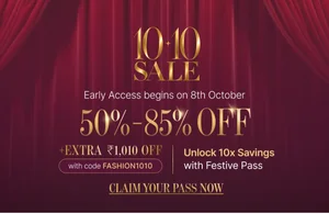 TATA ClicQ 10-10 Sale: Up to 85% OFF + Extra ₹1,010 OFF!