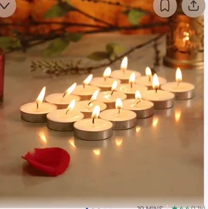 Light Up Your Space: 50pc Tealight Candles at Unbeatable Price!