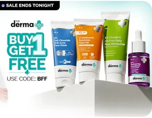 Buy 1 Get 1 Free on The Derma Co. Beauty Products!