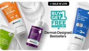 The Derma Co BFF Sale: Buy 1 Get 1 Free + Extra Discounts!