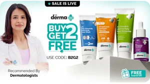 Buy 2 Get 2 Free + Extra Gift & 5% Off at The Derma Co!