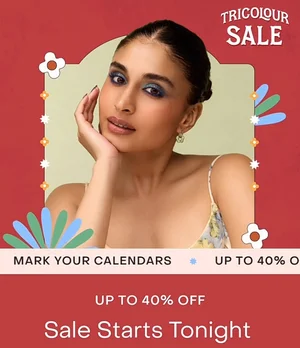 Tira Tricolour Sale: Enjoy Up to 40% Off Starting Tonight!