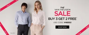 Van Heusen BOGO Bonanza - Buy 1 Get 1 Free & More!
