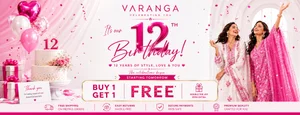 Celebrate Varanga's 12th Birthday: Buy 1 Get 1 Free!