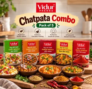 Savory Pack of 5: Chat, Chole & More - Grab Yours Now!