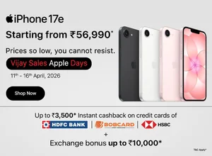 Vijay Sales Apple Days: Up to ₹7000 Cashback & ₹10000 Exchange Bonus!