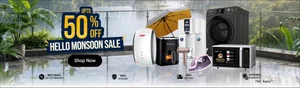 Hello Monsoon Sale: Save Up to 50% on Electronics!