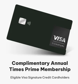 Get 1 Year Times Prime Membership FREE with Visa!