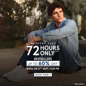 Hurry! Weekend Sale - Up to 60% Off for 72 Hours!