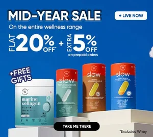 Mid Year Sale: Enjoy 20% Off + Extra 5% on Prepaid Orders!