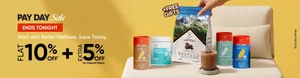 Grab 10% + Extra 5% Off at Wellbeing Nutrition's Payday Sale!