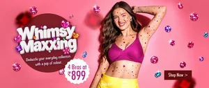Grab 4 Whimsy Bras for Just ₹899!